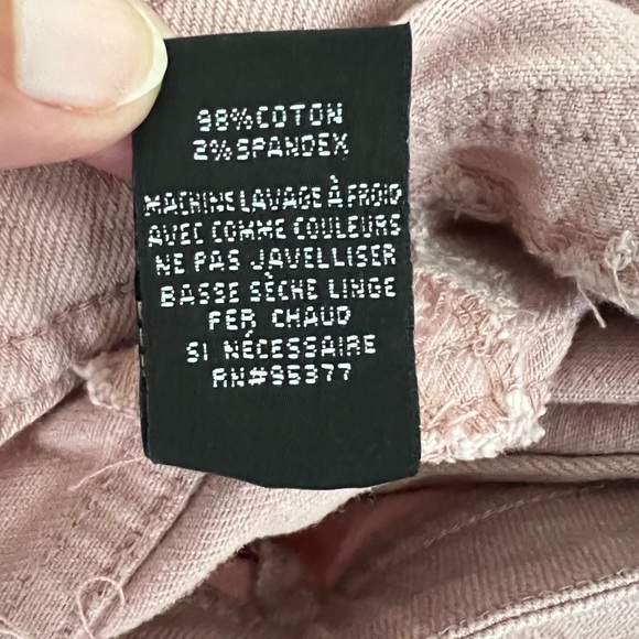 Sanctuary Embroidered Mid Rise Skinny Jeans in Dusty Rose Women’s Sz 27 - Picture 8 of 10